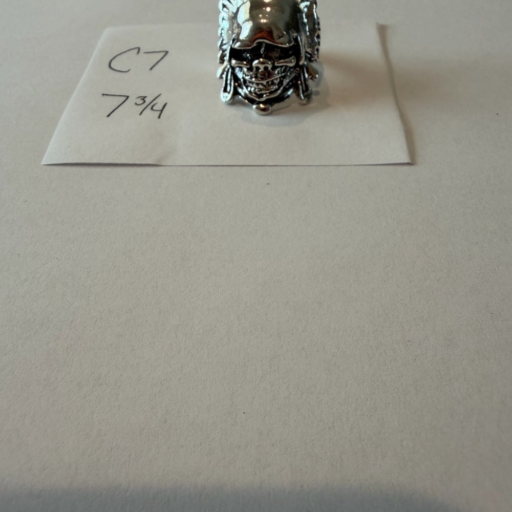 Silver Skull Ring‎